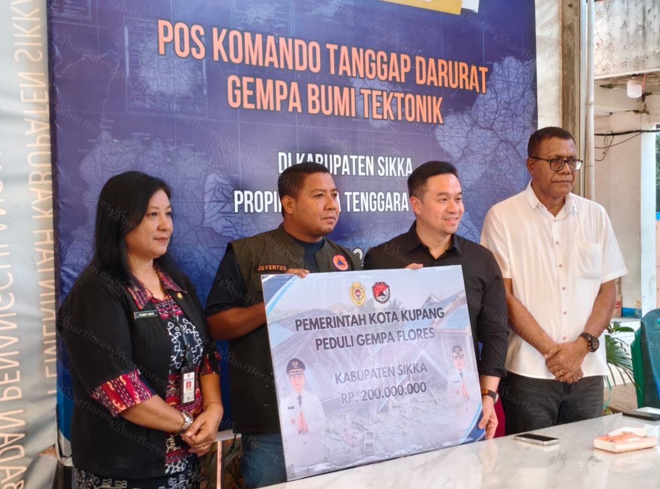 Bantu Rp200 Juta dan 500 Paket Sembako, Wali Kota Kupang: Duka Flores Duka Warga Kota Kupang