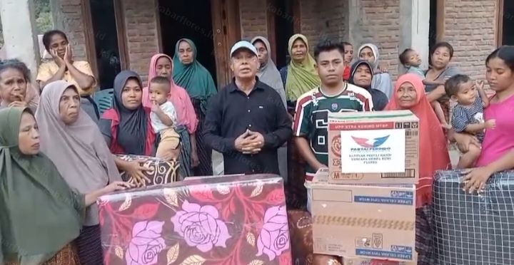 Tak Punya Kursi di DPRD Ende, Perindo Tetap Bergerak Bantu Korban Gempa Flores