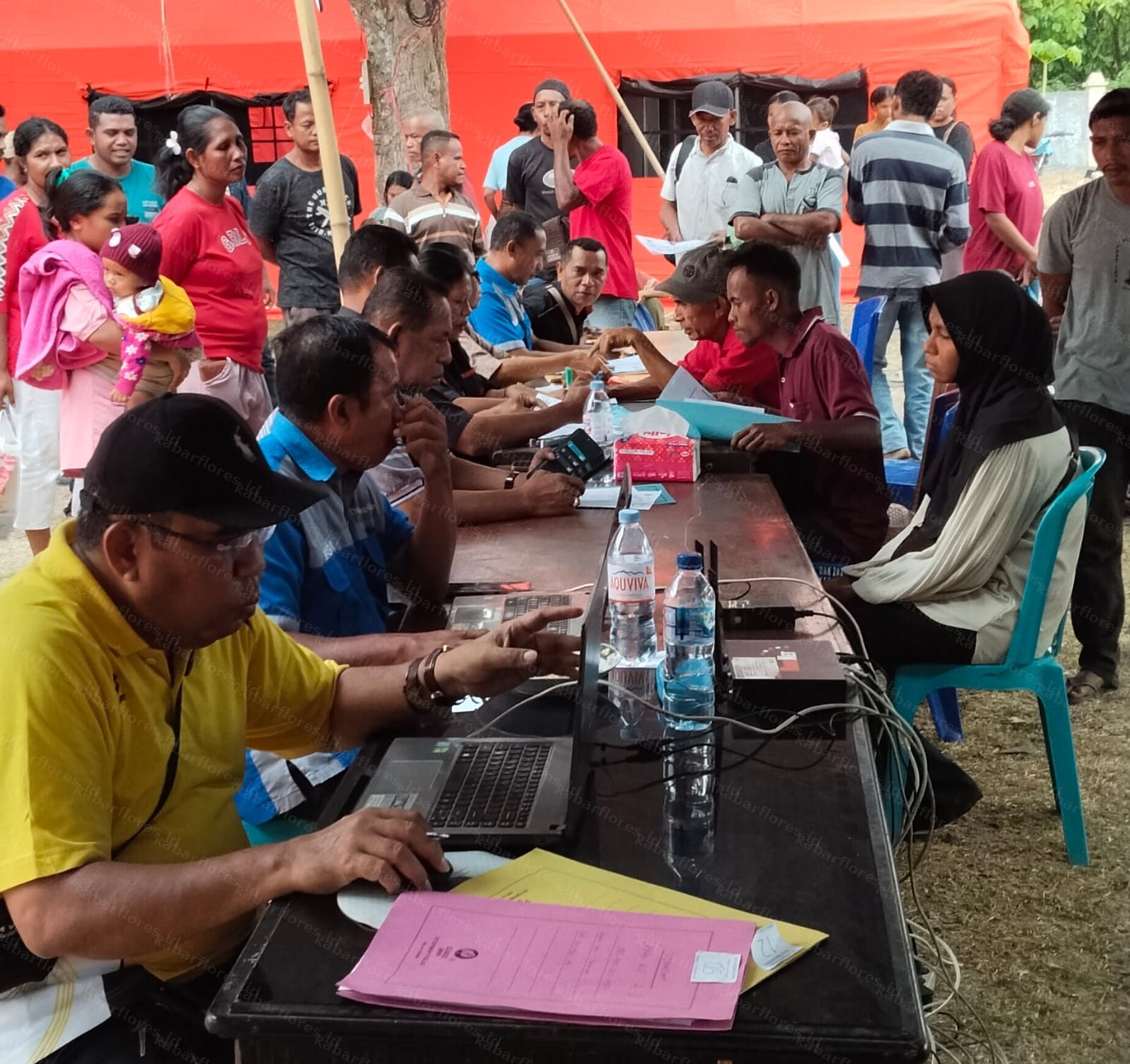 Disdukcapil Ende Rekam Adminduk Warga dan Disabilitas di Maukaro