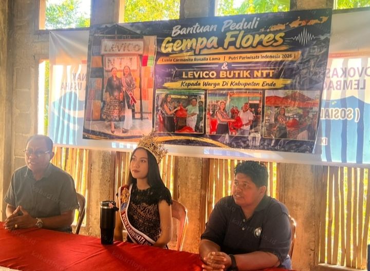 Carmenita dan Levico Butik Salurkan 100 Paket Sembako untuk Warga Lise Lowobora di Ende