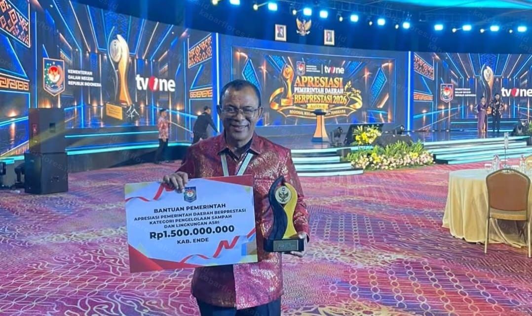 Pemkab Ende Raih Dua Penghargaan Kemendagri, Dapat Tambahan TKD Rp3,5 Miliar
