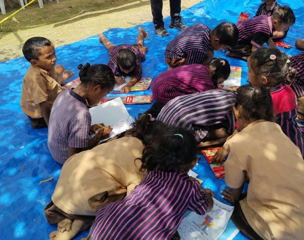 Pascagempa Flores, 92 Murid SDI Butata Dapat Dukungan Psikososial