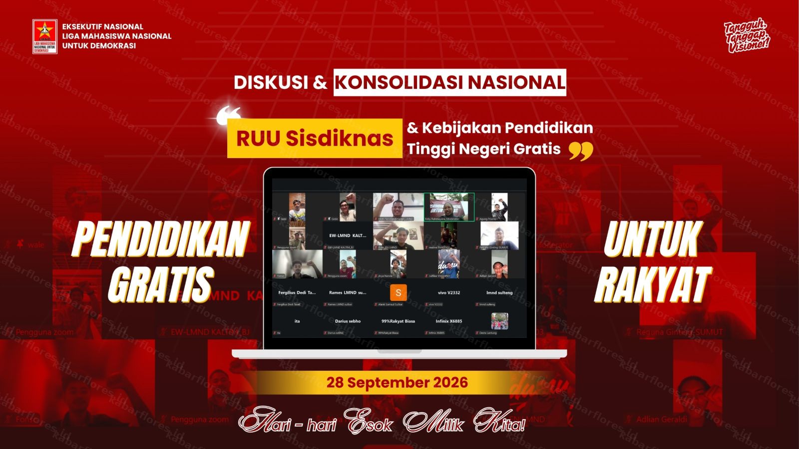 LMND Konsolidasikan Gerakan Pendidikan Gratis, Siapkan Aksi Nasional 5 Oktober 2026